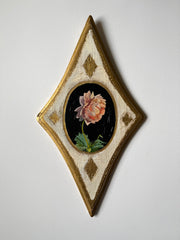 Dahlia in Peach on Diamond II