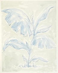 Blue Palm Leaves No. 4