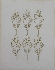 Lilies Grid Laser Print 2