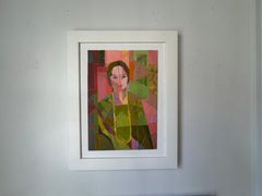 Woman in a Green Dress