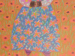 Gullah Girl in Straw Hat