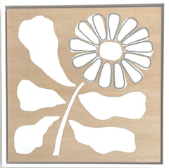 Sassy Sunflower in White