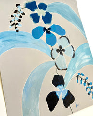 Fabled Floral in Shades of Blue