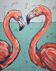 Flamingo Duo