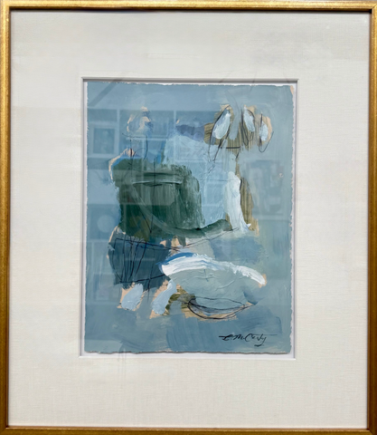 Blue Framed Abstract 1