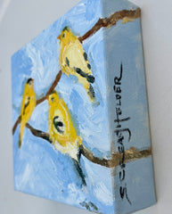 Three Goldfinches