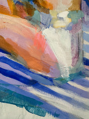 Swimmer Figure with White Hat