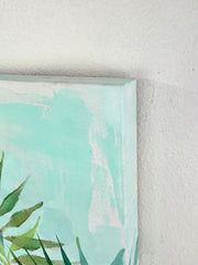 Swimmer Figure with White Hat