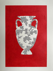 Carmine Vase