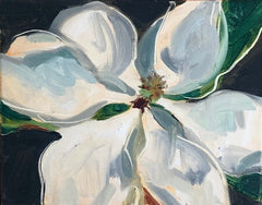 Magnolia On Grey Study