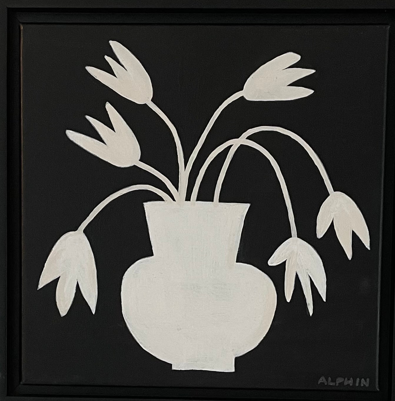 Black/White Botanical I