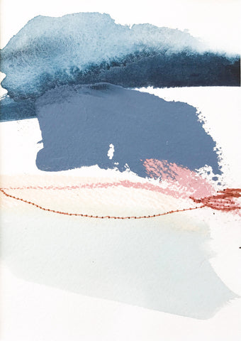 Color Study in Indigo and Copper