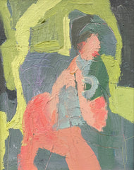 Figure and Banana Leaves II