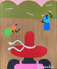 Gathering Sweet Grass (Red Hat)
