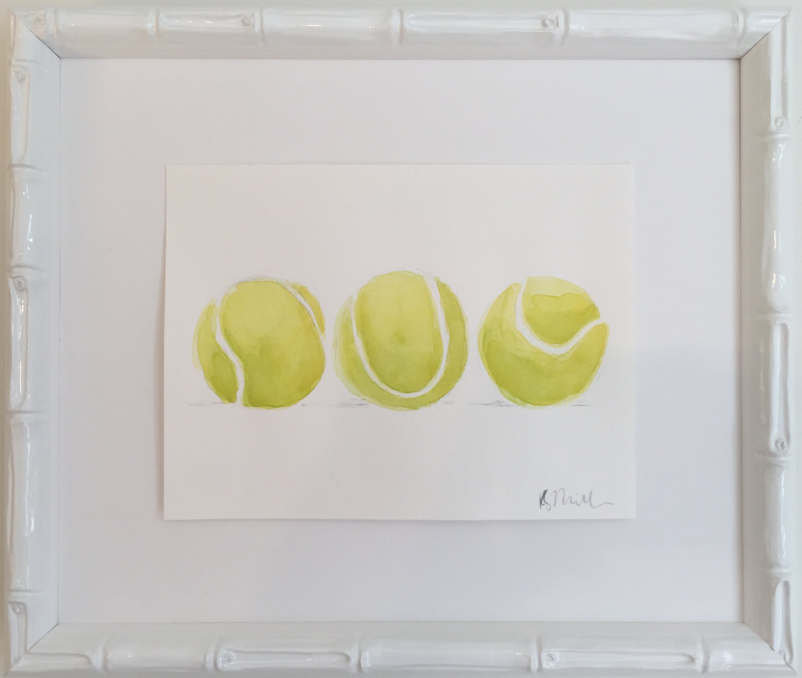 Three Tennis Balls