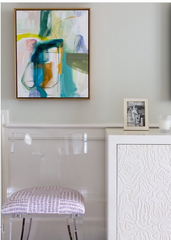 Artist: Emily Brown; Interior Design: Allison Elebash Interiors