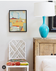 Artist: Ann Keane; Interior Design: Allison Elebash Interiors