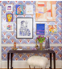 Artists: Amme Darby Parker, Beth Williams, Way Way Allen; Interior Design: The English Room 