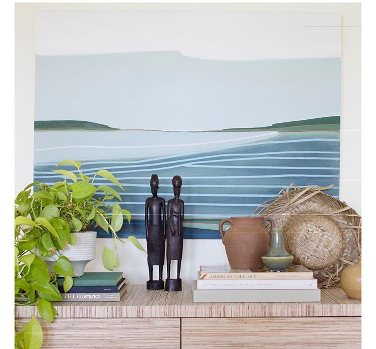 Artist: Cindy DeAntonio; Interior Design: Sidney Wagner Interiors