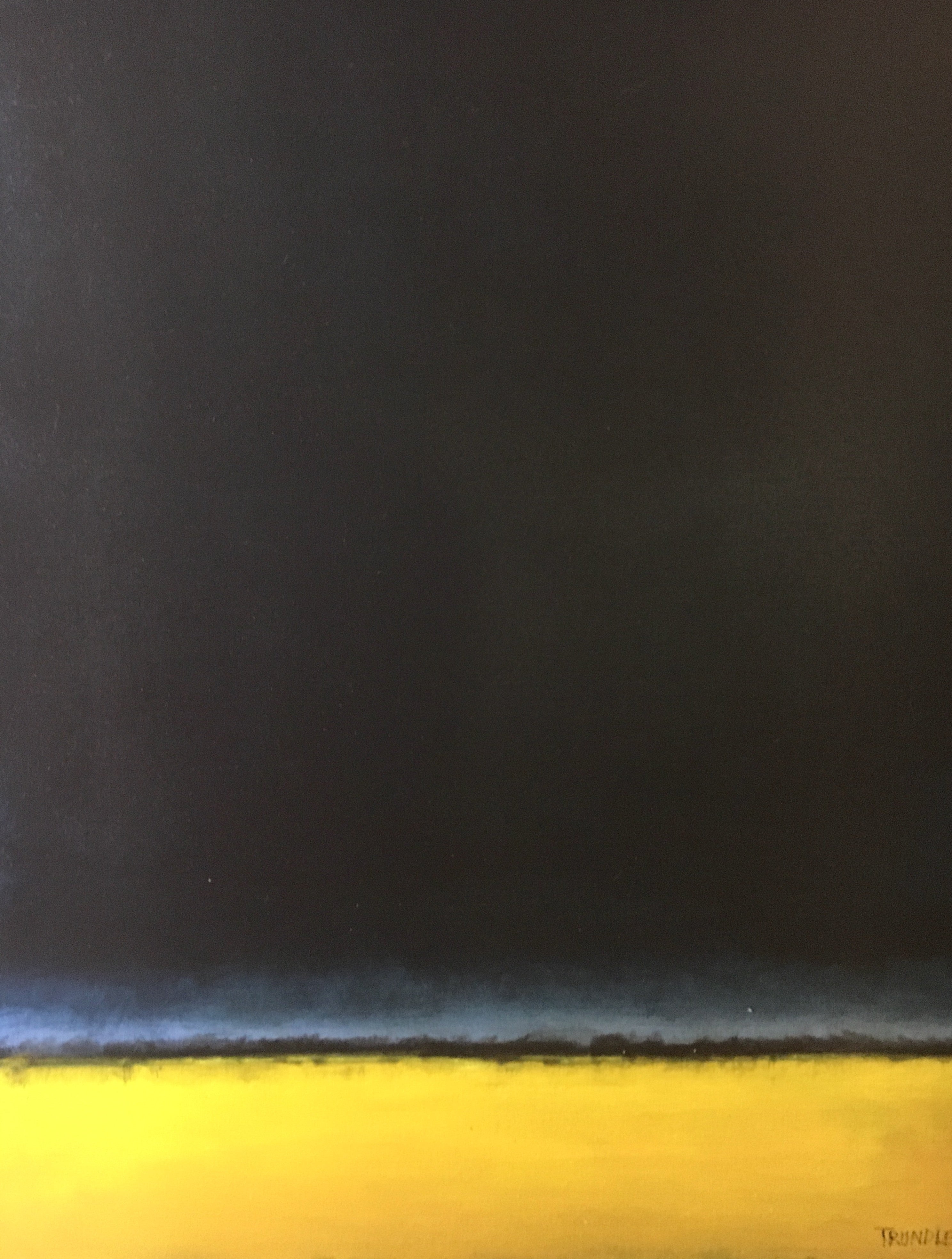 Midnight Horizon with Gold