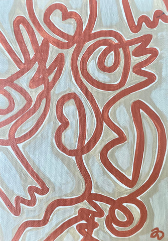 Fingers and Faces Postcard 2