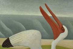 Pelican With Sweetgrass