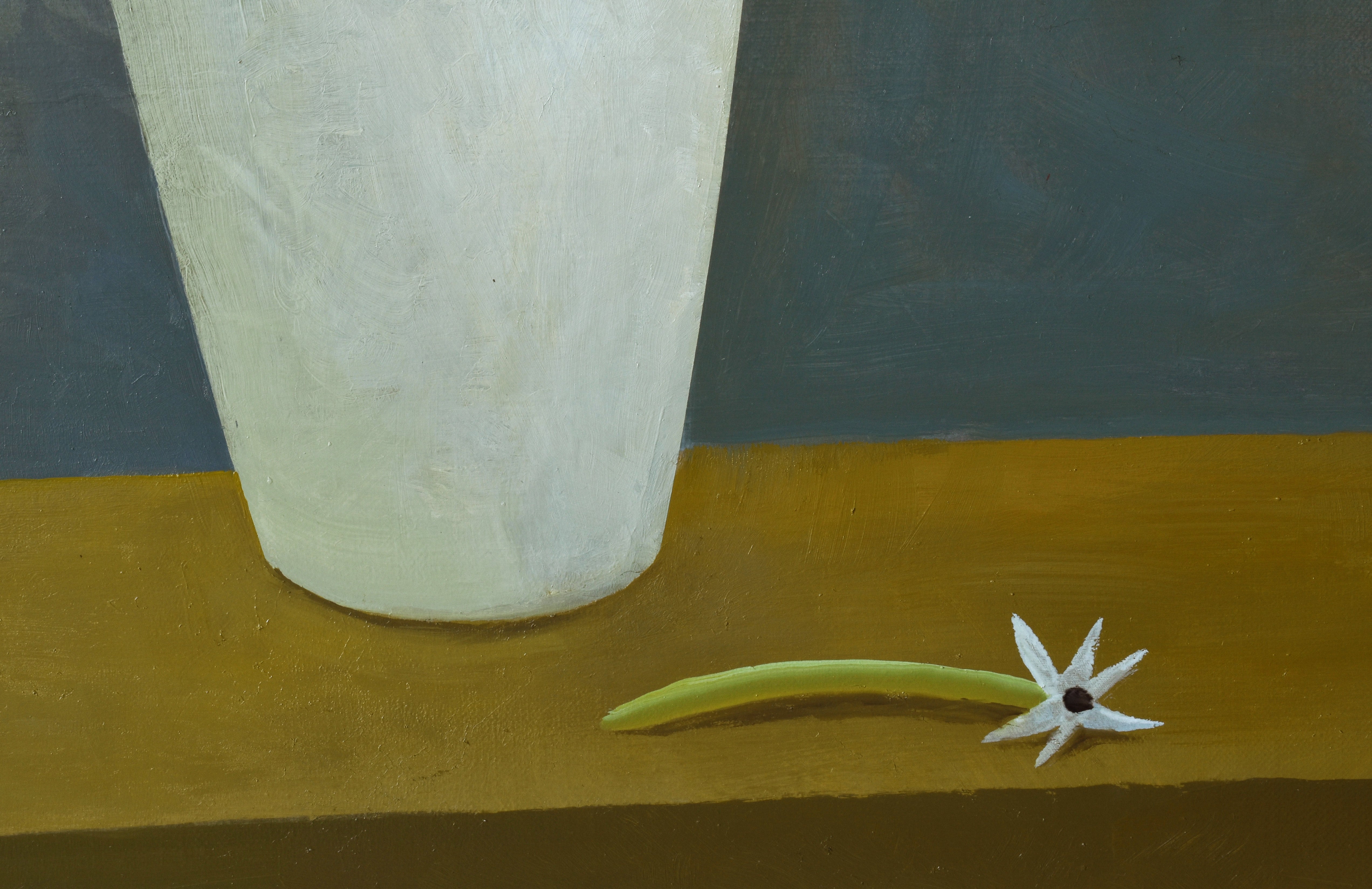 Flowers in White Vase