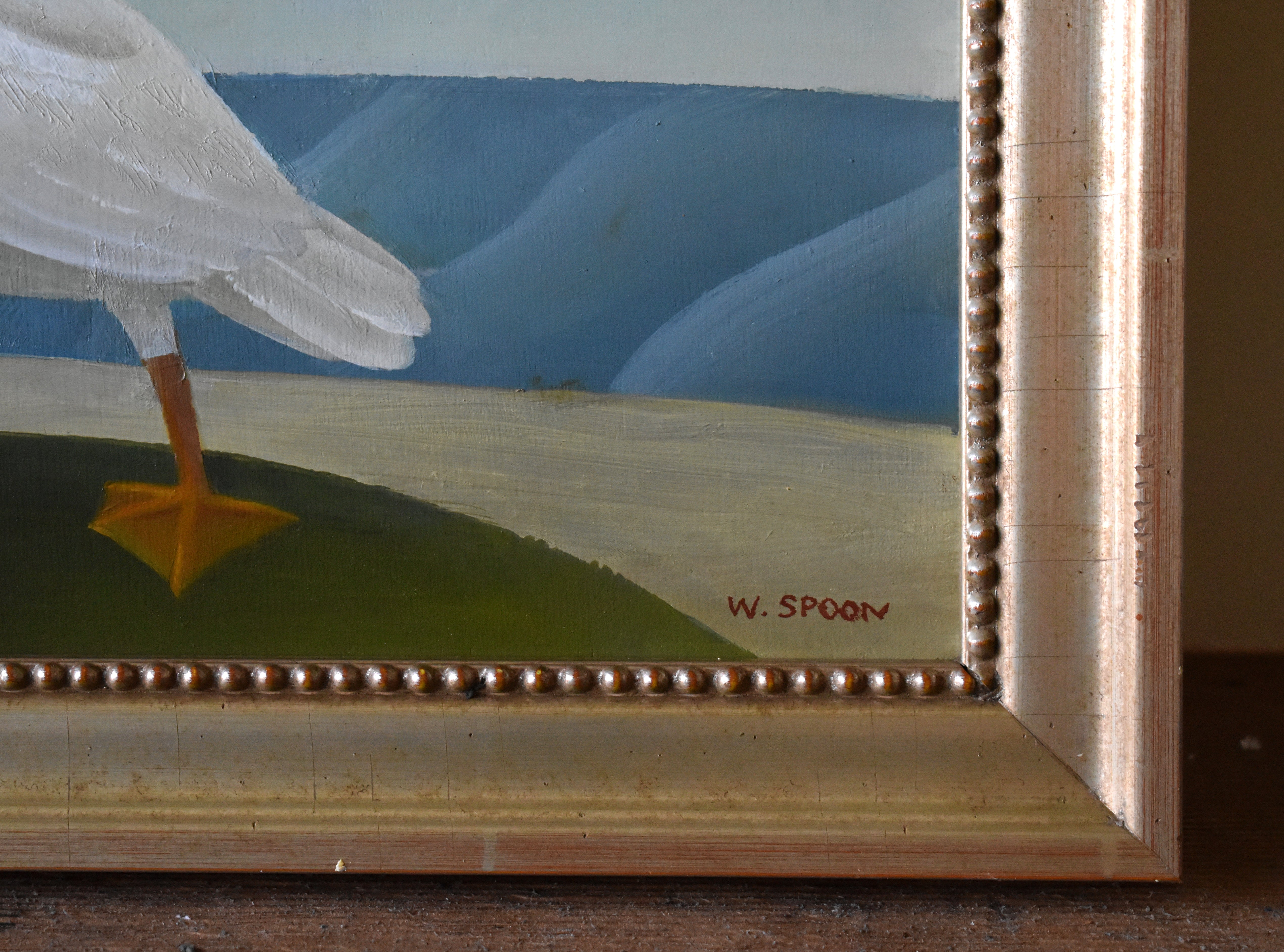 Pelican and Sandpipers